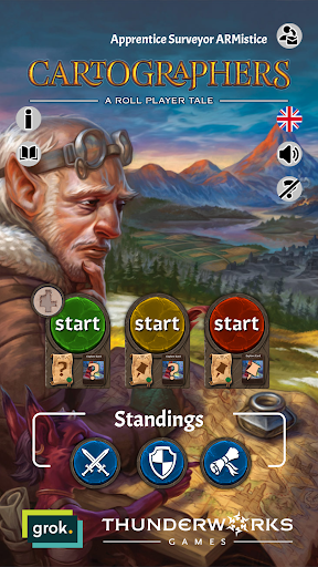 Rozgrywka na mapie Cartographers